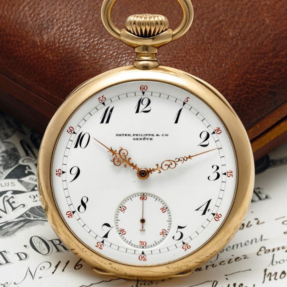 Swiss 18 carat yellow gold keyless pocket watch Circa 1904