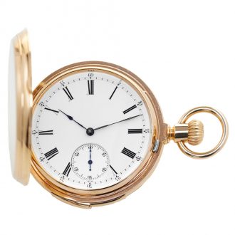 Excellent Swiss gold five minute repeating pocket watch Circa 1874