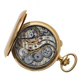 Swiss gold half hunting keyless pocket watch Circa 1904