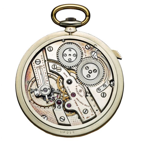 Unique Swiss 18K gold Art Deco keyless dress watch Circa 1930 Unique Swiss 18K gold Art Deco keyless dress watch Circa 1930