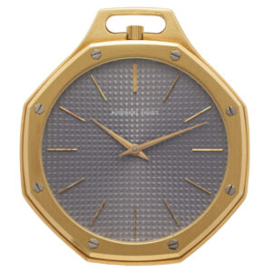Swiss gold octagonal Royal Oak pocket watch Circa 1981