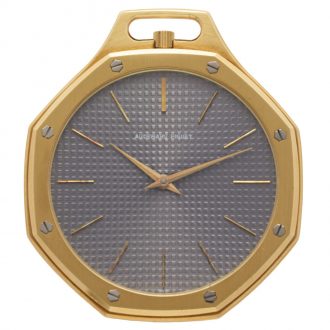 Swiss gold octagonal Royal Oak pocket watch Circa 1981
