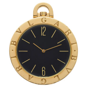 Swiss 18 carat yellow gold quartz pocket watch Circa 1990