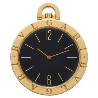 Swiss 18 carat yellow gold quartz pocket watch Circa 1990