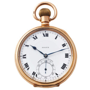 Swiss yellow 18K gold chronometer deck watch Circa 1940
