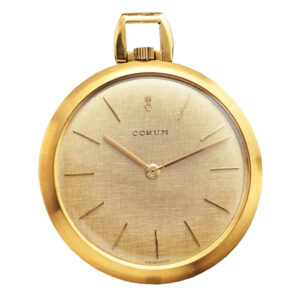 Swiss 18 carat yellow gold open faced dress watch Circa 1970