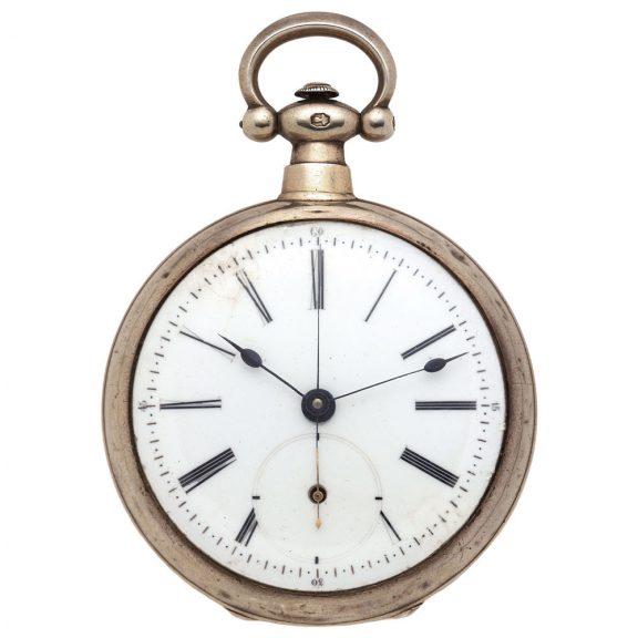 Rare Swiss silver watch made for Chinese market Circa 1850