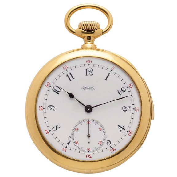 Excellent Swiss gold five minute repeating pocket watch Circa 1887