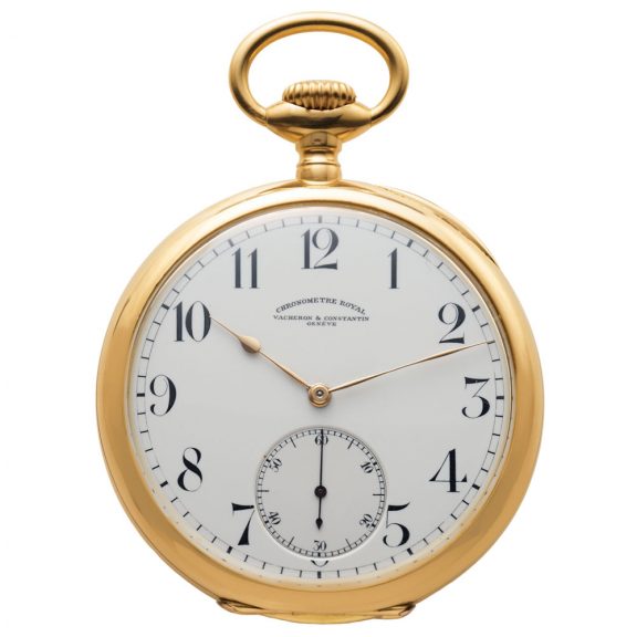 Large Swiss gold pocket lever Chronomètre Royal Circa 1900