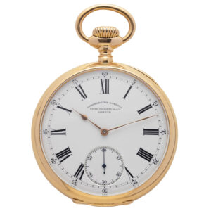 Swiss gold Chronometro Gondolo pocket watch Circa 1906