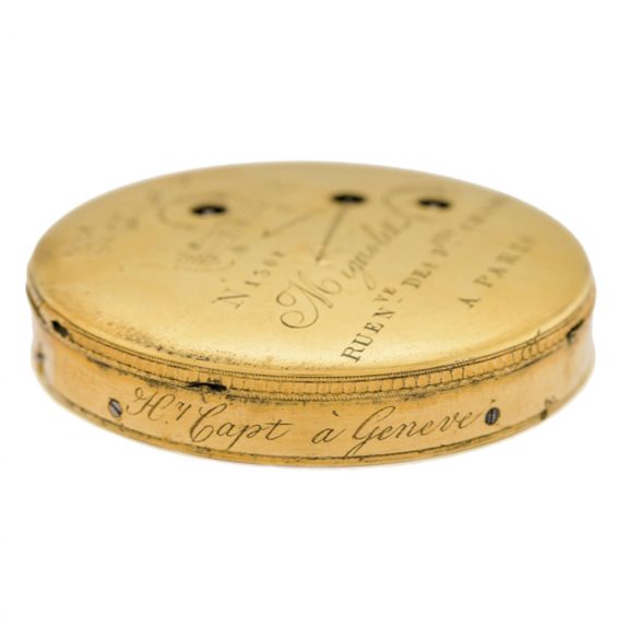 Swiss gold musical watch with three automaton jacks Circa 1810 Swiss gold musical watch with three automaton jacks Circa 1810