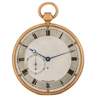 Important French gold minute repeating pocket watch Circa 1818