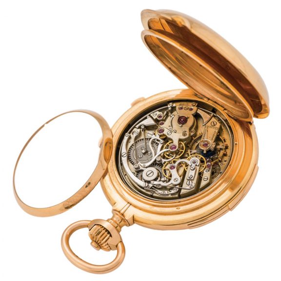 Swiss/French gold lever with eight complications Circa 1900 Swiss/French gold lever with eight complications Circa 1900