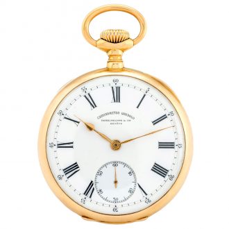 Swiss gold Chronometro Gondolo pocket watch Circa 1903