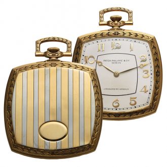 Swiss gold cushion shaped Art Deco dress watch Circa 1915
