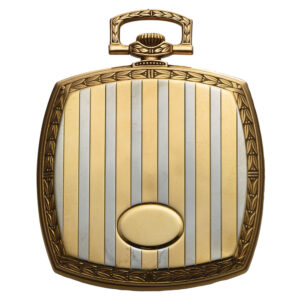 Swiss gold cushion shaped Art Deco dress watch Circa 1915