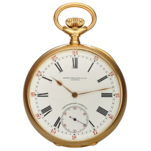 Swiss gold Chronometro Gondolo pocket watch Circa 1906