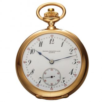 Fine Swiss gold minute repeating keyless pocket watch Circa 1910
