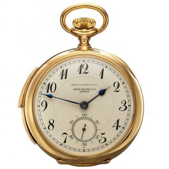 Swiss 18 carat gold minute repeating lever pocket watch Circa 1940
