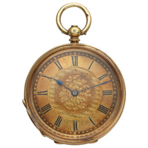Swiss gold keywound verge dress/pendant watch Circa 1880