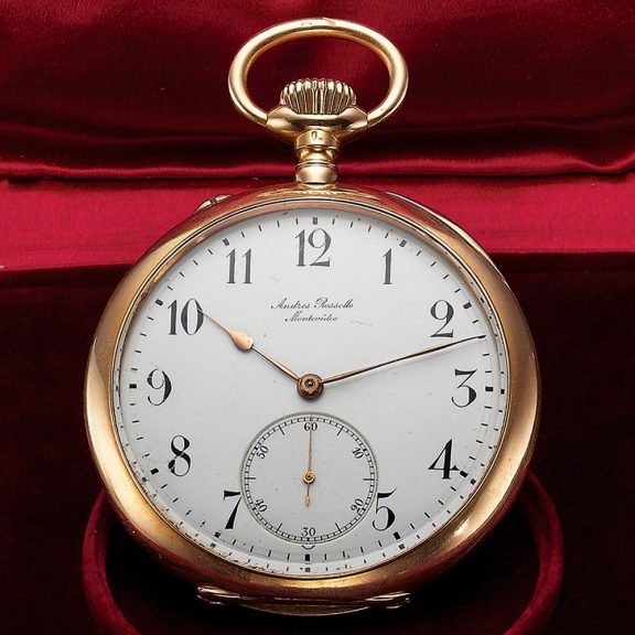 Swiss pink gold open faced lever pocket watch Circa 1920 Swiss pink gold open faced lever pocket watch Circa 1920