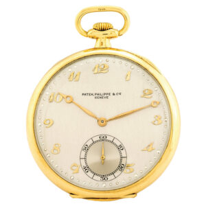 Swiss 18 carat yellow gold keyless dress watch Circa 1928