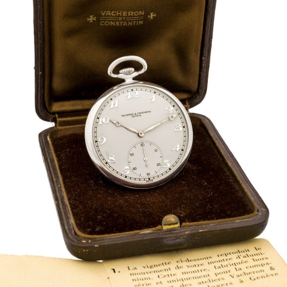 Swiss lightweight keyless aluminium dress watch Circa 1950 Swiss lightweight keyless aluminium dress watch Circa 1950