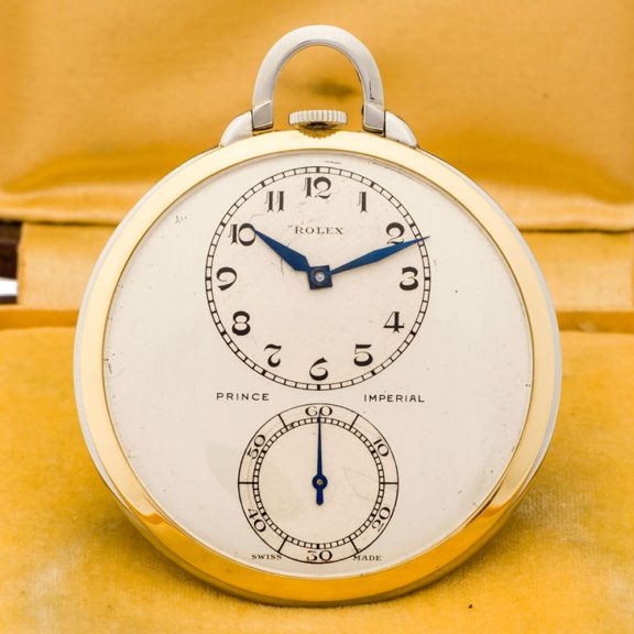 Swiss 18 carat yellow and white gold keyless dress watch Circa 1930