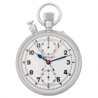 French chromed split seconds chronograph Circa 1950