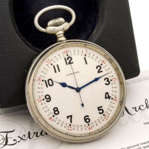 Swiss stainless steel antimagnetic pocket watch Circa 1948