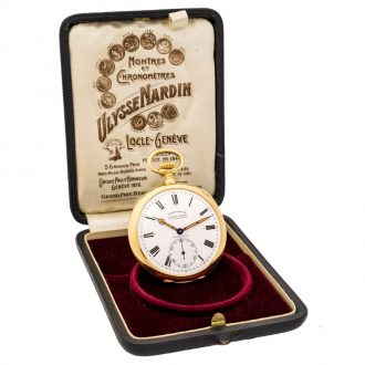 Swiss 18 carat yellow gold lever keyless pocket watch Circa 1930