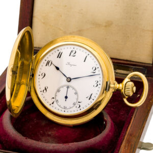 Swiss 18 carat gold minute repeating pocket watch Circa 1920