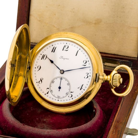 Swiss 18 carat gold minute repeating pocket watch Circa 1920