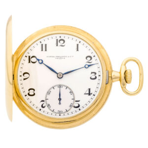 Swiss gold hunting cased keyless dress watch Circa 1920