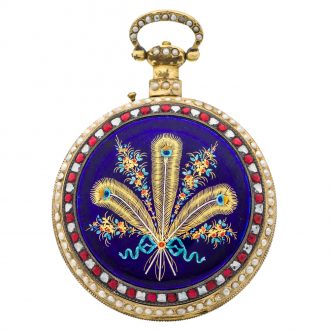 Swiss silver musical watch for the Chinese market Circa 1790