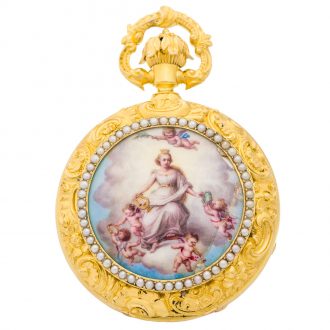 Splendid German gold Royal Presentation pocket watch Circa 1884