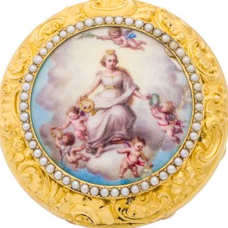 Splendid German gold Royal Presentation pocket watch Circa 1884