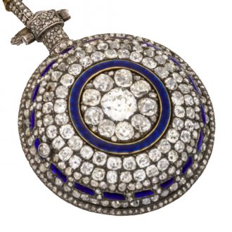 Exceptionally fine English 22 carat gold châtelaine watch Circa 1780