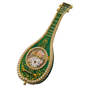 Swiss gold mandolin made for the Oriental market Circa 1820