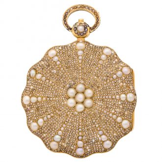 Swiss gold and pearl watch for the Chinese market Circa 1800