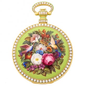 Swiss gold duplex made for the Chinese market Circa 1840