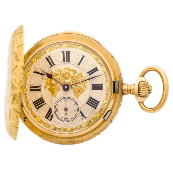 Swiss gold repeater made for the Spanish market Circa 1895