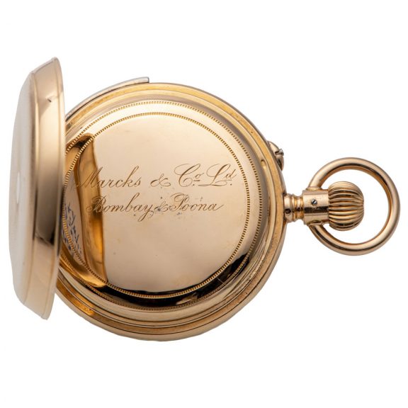 English gold duplex made for the Indian market Circa 1900 English gold duplex made for the Indian market Circa 1900