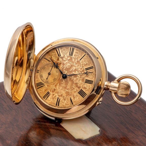 English gold duplex made for the Indian market Circa 1900 English gold duplex made for the Indian market Circa 1900
