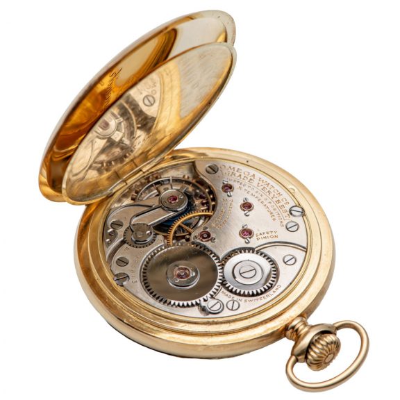 Swiss 14K gold hunting cased anker chronometer Circa 1922 Swiss 14K gold hunting cased anker chronometer Circa 1922