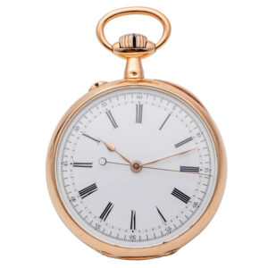 French chronometer with indirect center seconds Circa 1885