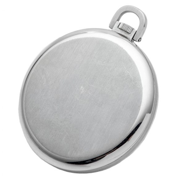 Swiss stainless steel horological school pocket watch Circa 1968 Swiss stainless steel horological school pocket watch Circa 1968