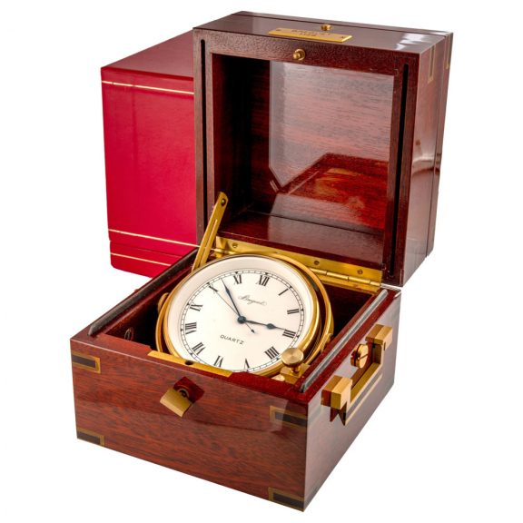 French brass quartz marine chronometer Circa 1990 French brass quartz marine chronometer Circa 1990