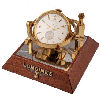 Swiss brass chronometer with 50 hour power reserve Circa 1950