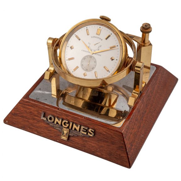 Swiss brass chronometer with 50 hour power reserve Circa 1950 Swiss brass chronometer with 50 hour power reserve Circa 1950